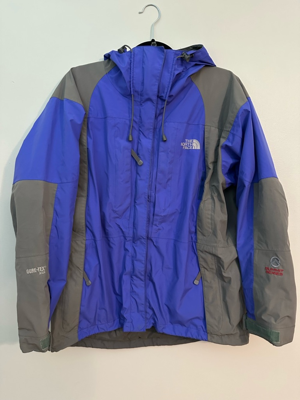 Vintage North Face Jacket Women’s Medium Blue Gray GORE-TEX Summit Series